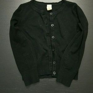 Black Button Down Cardigan